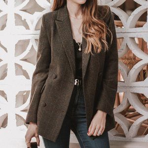 Frank and Oak Wool Blazer - NEW WITH TAGS